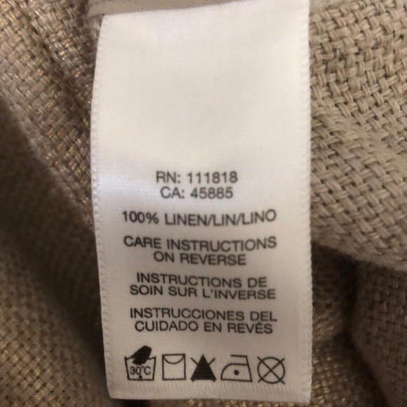 Micheal Kors beige shimmering linen jacket - Picture 6 of 7